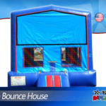 BLUE BOUNCE HOUSE